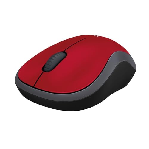 Logitech M185 Wireless Mouse, 2.4GHz with USB Mini Receiver, 12-Month Battery Life, 1000 DPI Optical Tracking, Ambidextrous PC/Mac/Laptop - Swift Gray